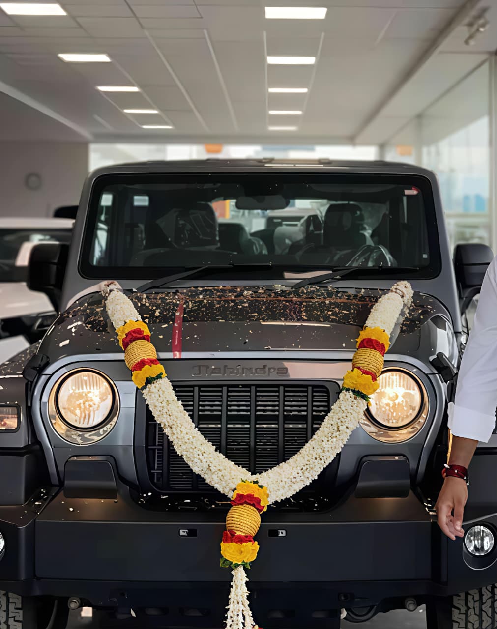 Jasmine Buds and Tuberose Car Garland